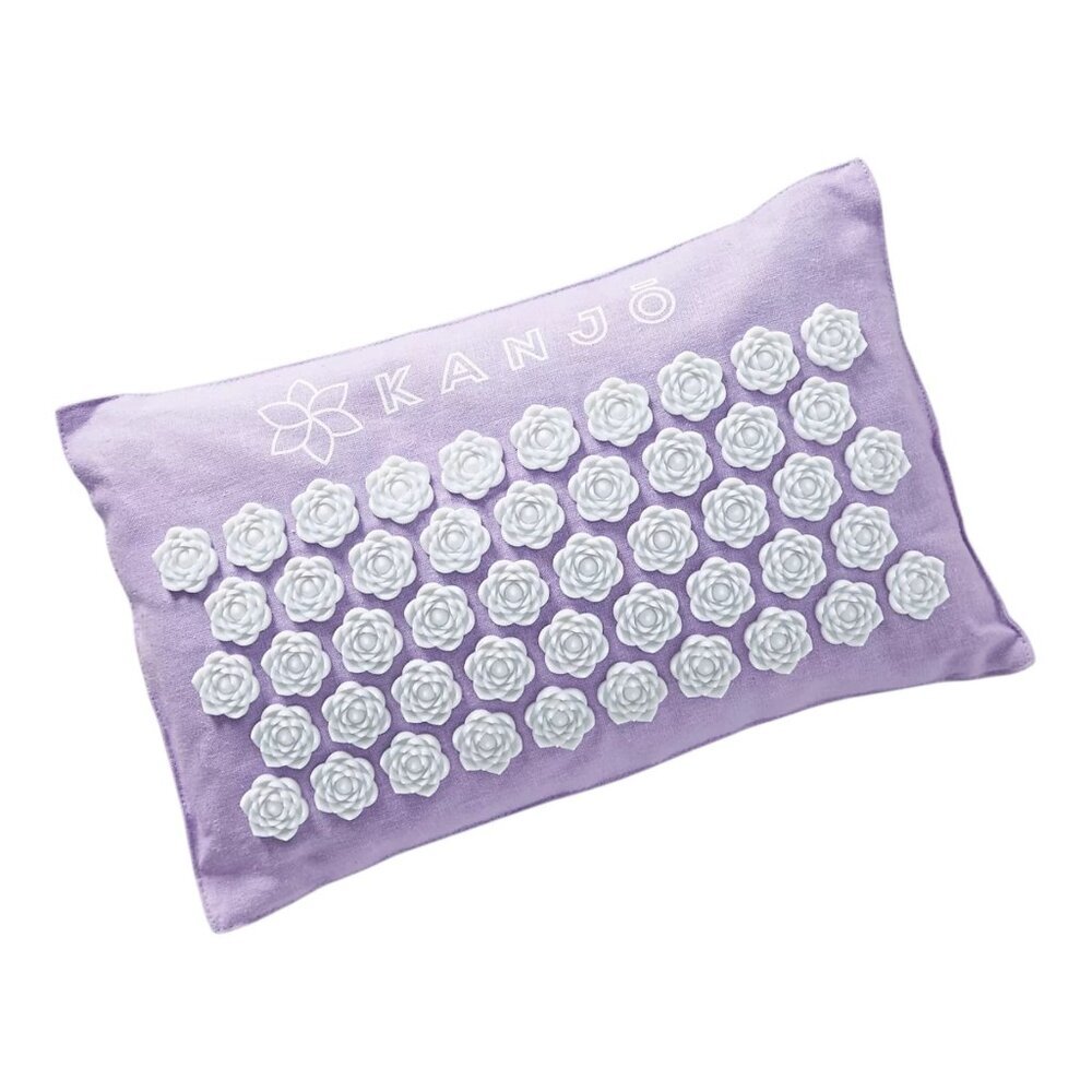 Kanjo Lavender Aroma Acupressure Pillow Anthropology 4 X 9 X 14 Inch NWOT